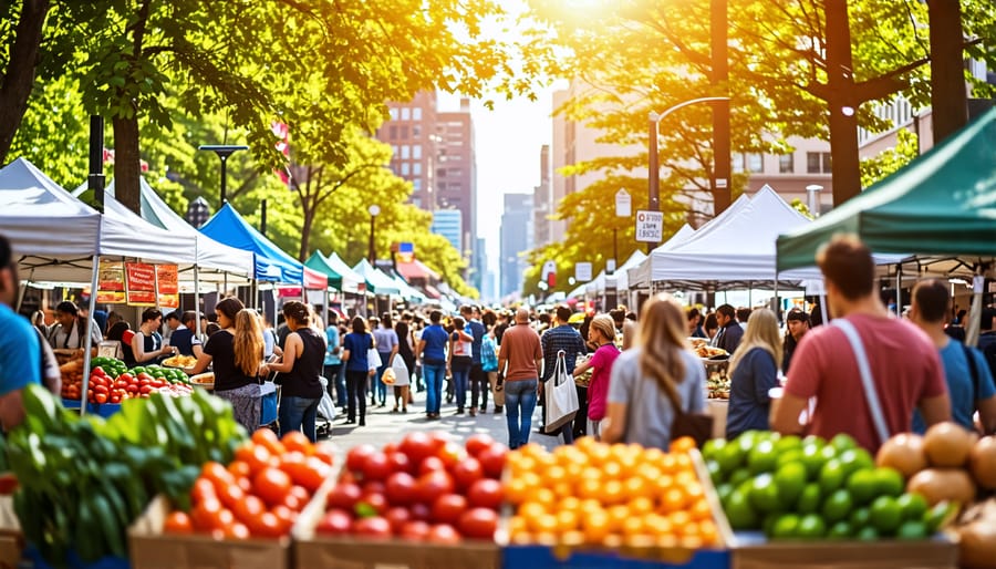 Vibrant food festival scene in Toronto showcasing culinary heritage