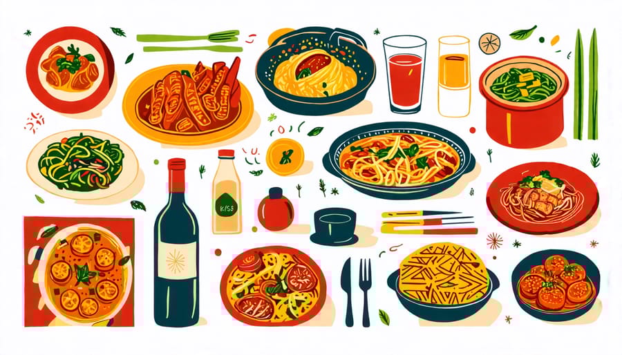 Collage of Toronto restaurants representing different immigrant cuisines