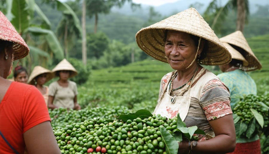 Women's empowerment program in action at a coffee farming community